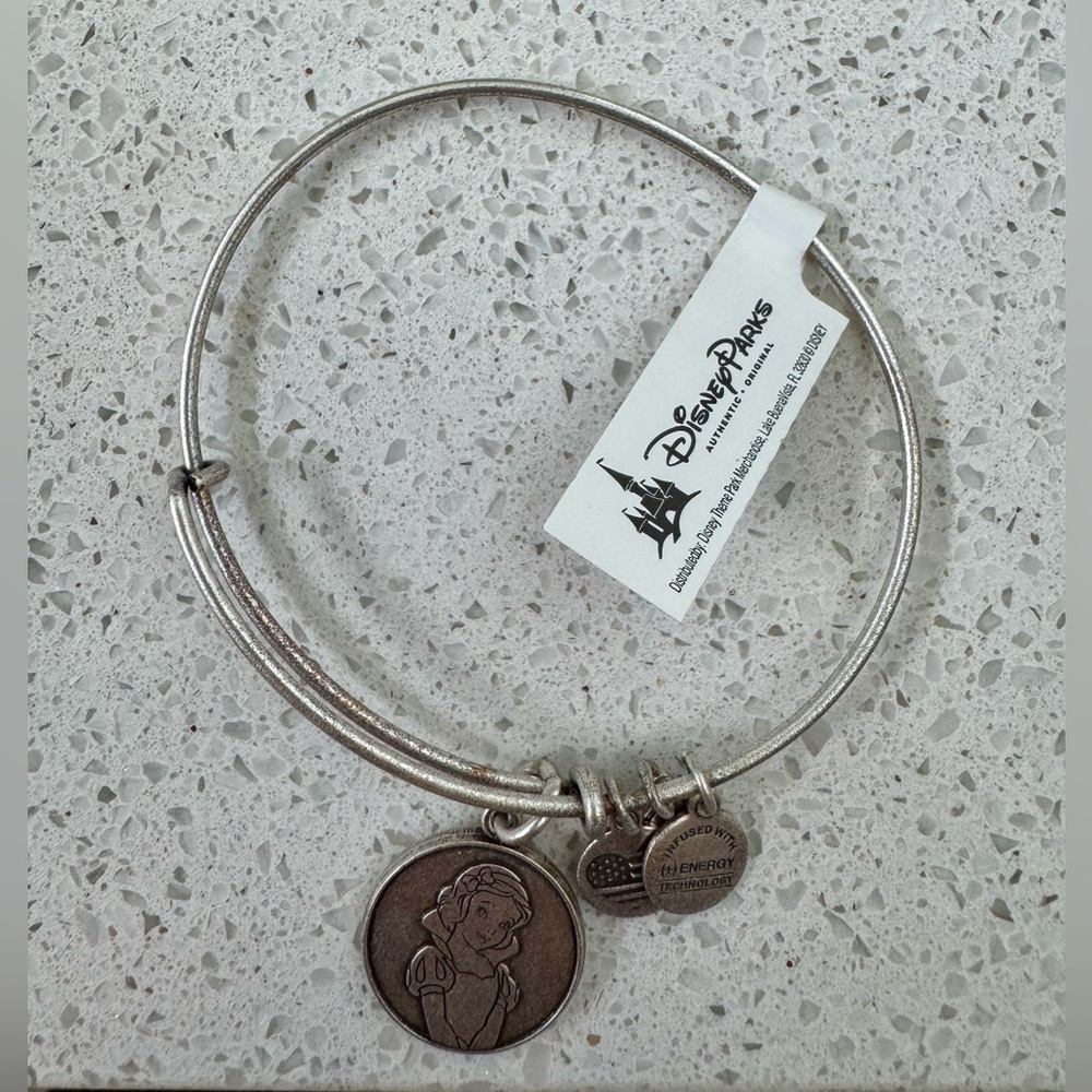 Alex & Ani Snow White Silver Bracelet with Charms